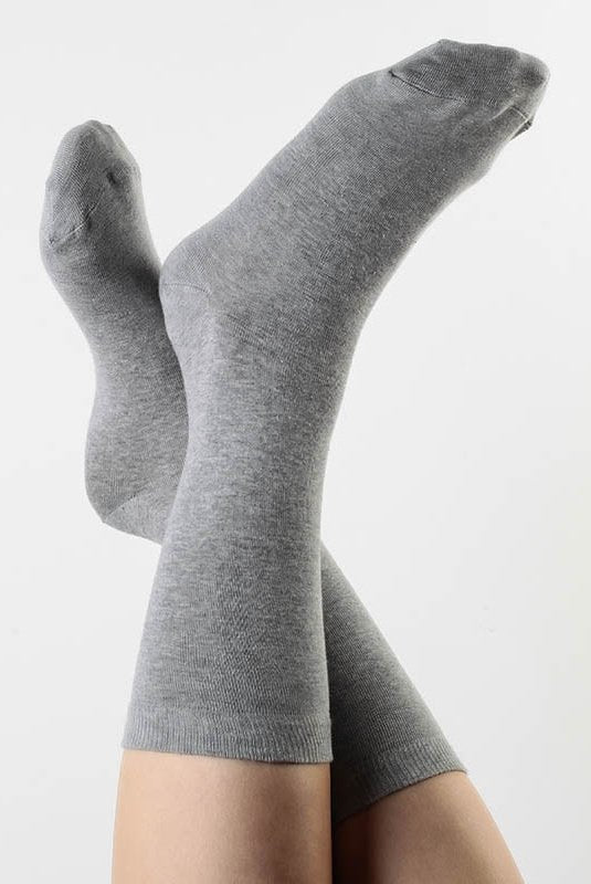 1302 | Unisex Socks - Grey-Melange