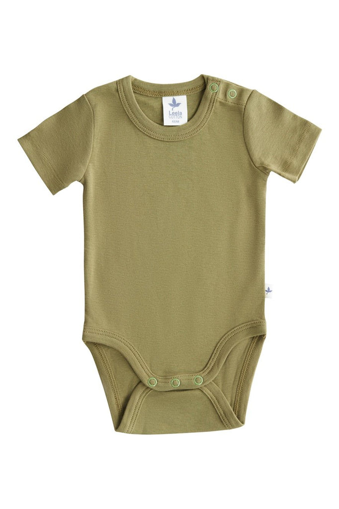 2006 OL | Baby Short-Sleeve Body - Olive Green