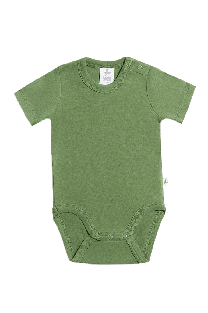2006WG | Baby Short-Sleeve Body - Forest Green