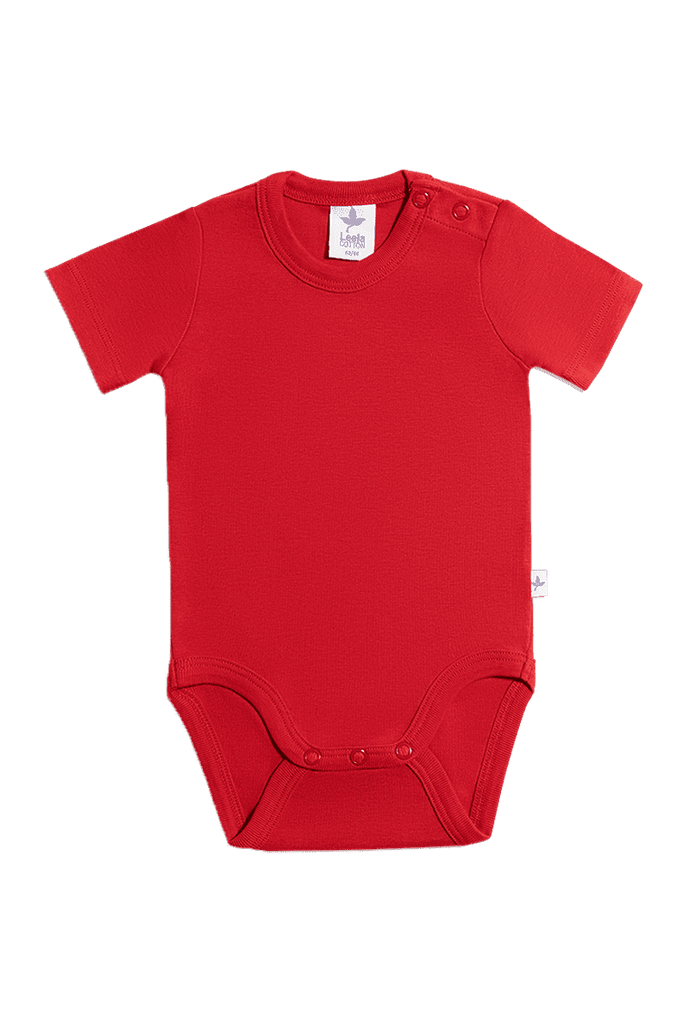2006ZR | Baby Short-Sleeve Body - Ziegelrot