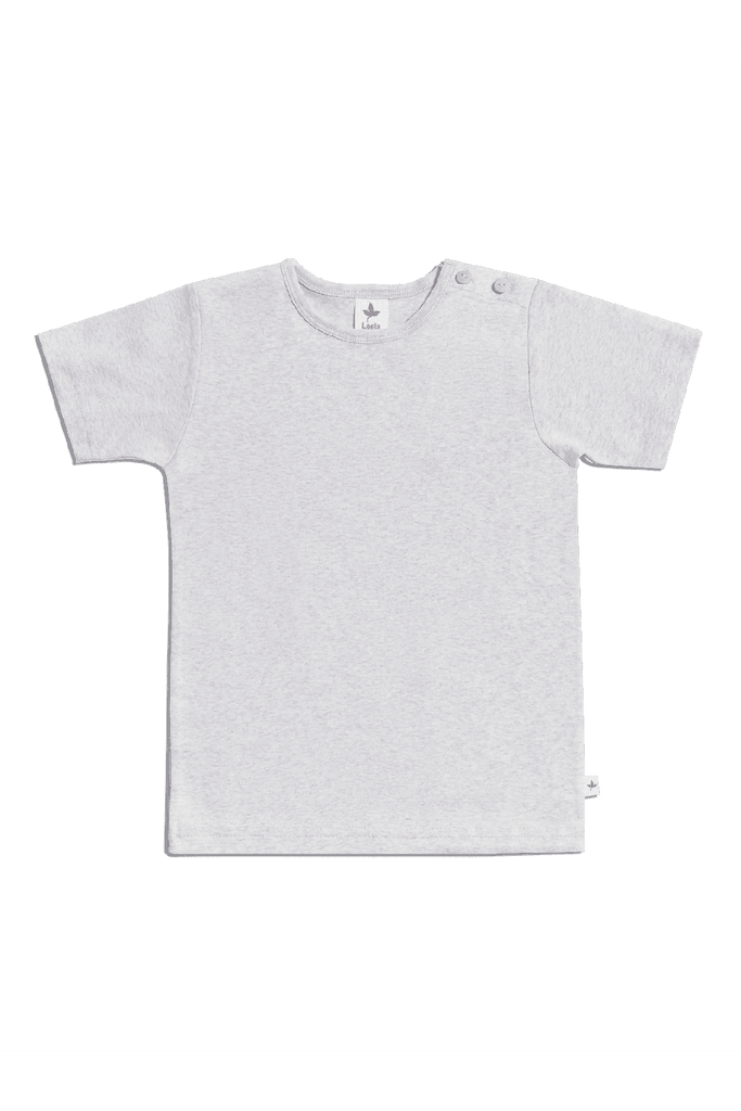 2010GM | Kinder Basic Kurzarmshirt - Grau