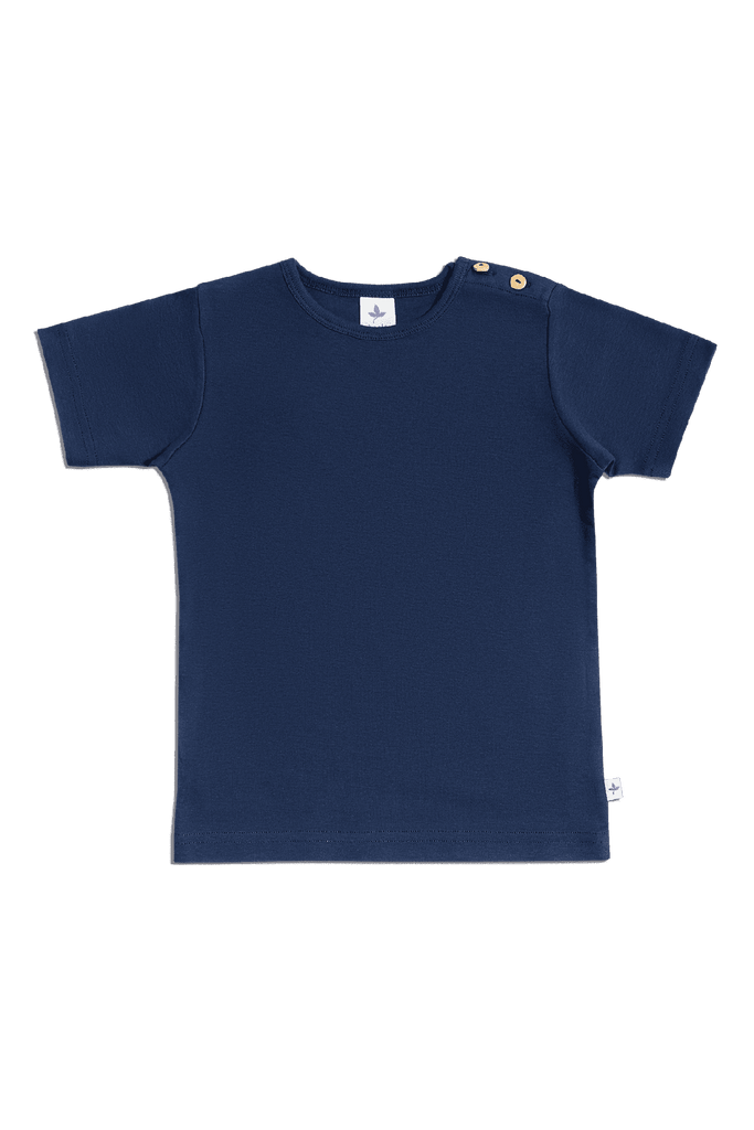 2010ID | Kinder Basic Kurzarmshirt - Indigo