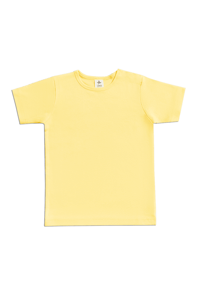2010ZG | Kinder Basic Kurzarmshirt - Zitronengelb