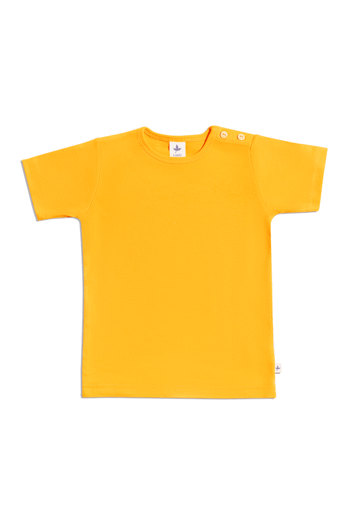 2011 | Kinder Basic Kurzarmshirt - Sonnengelb
