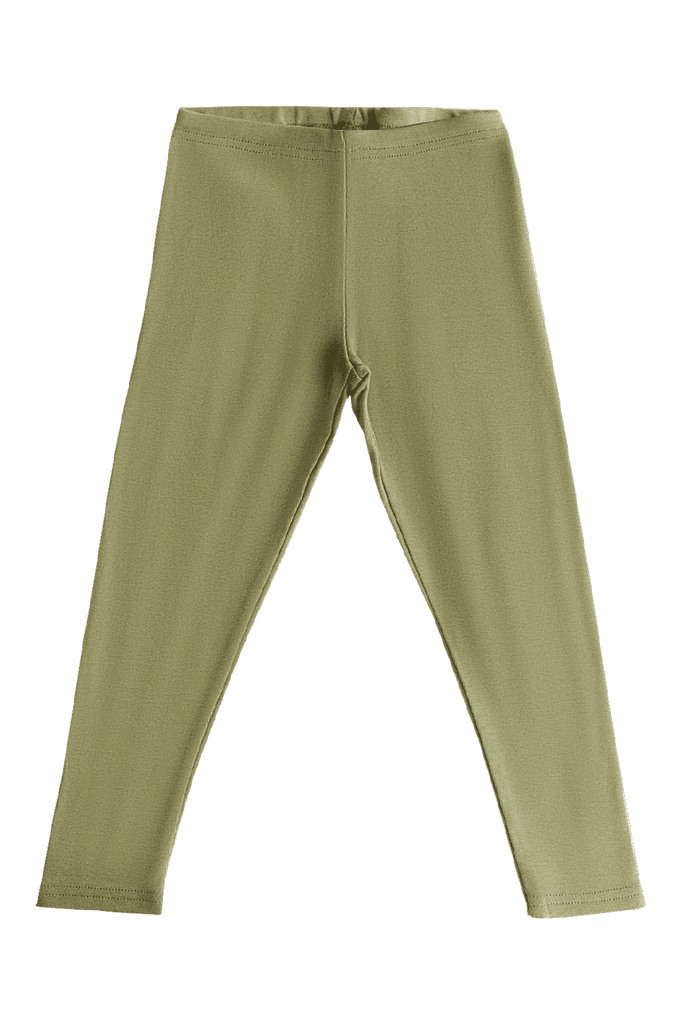 2051 OL | Baby Leggings - Olive Green