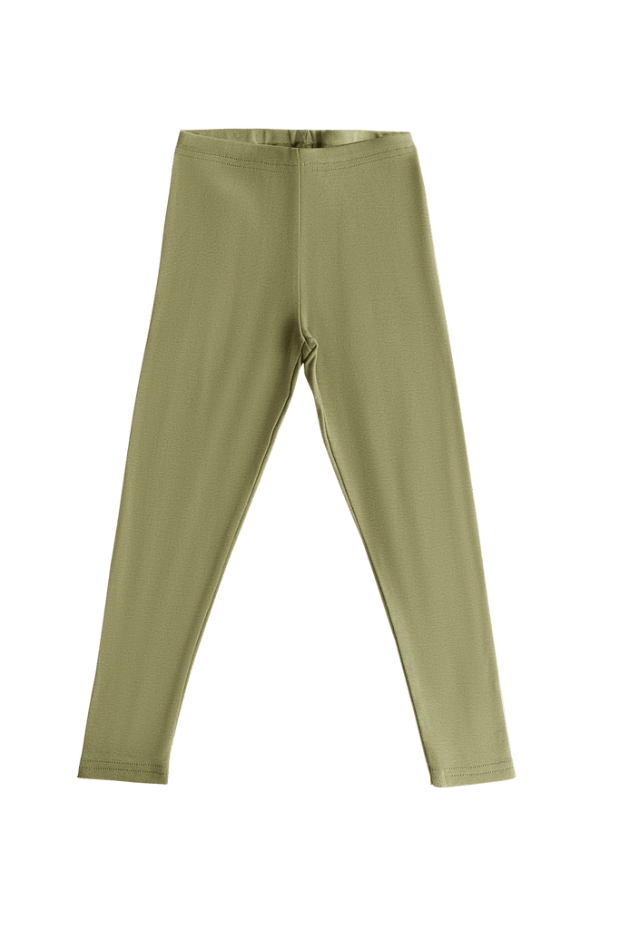 2051 OL | Baby Leggings - Olive Green