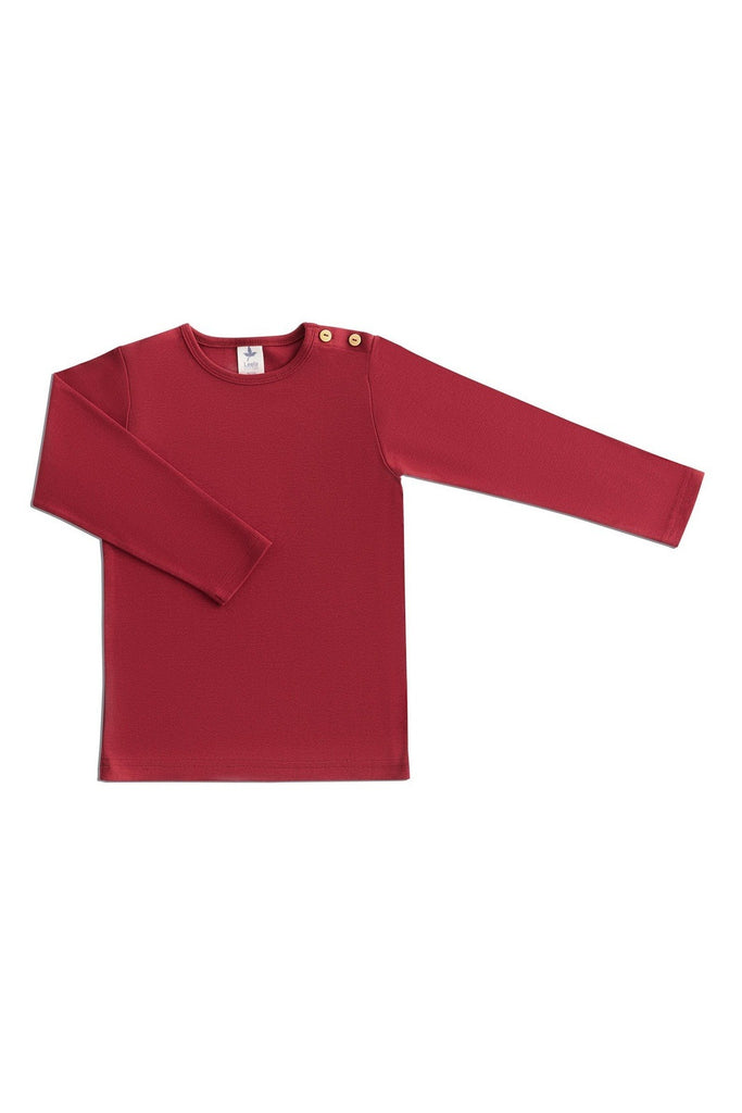 2060 RR | Kids Basic Long Sleeve - Rosy Red
