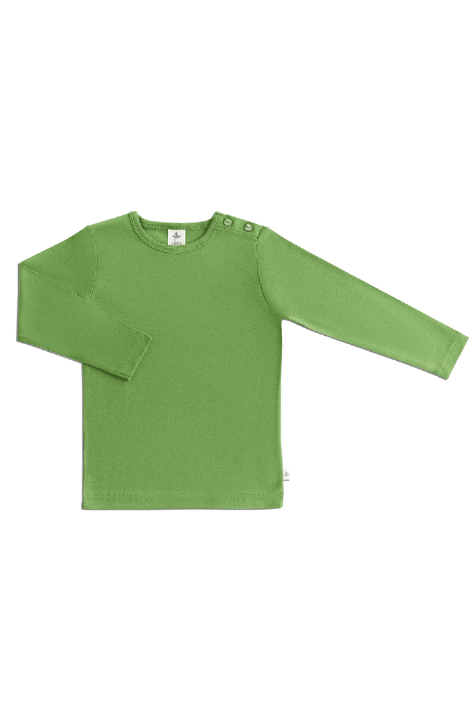2060W | Kinder Basic Langarmshirt - Waldgrün