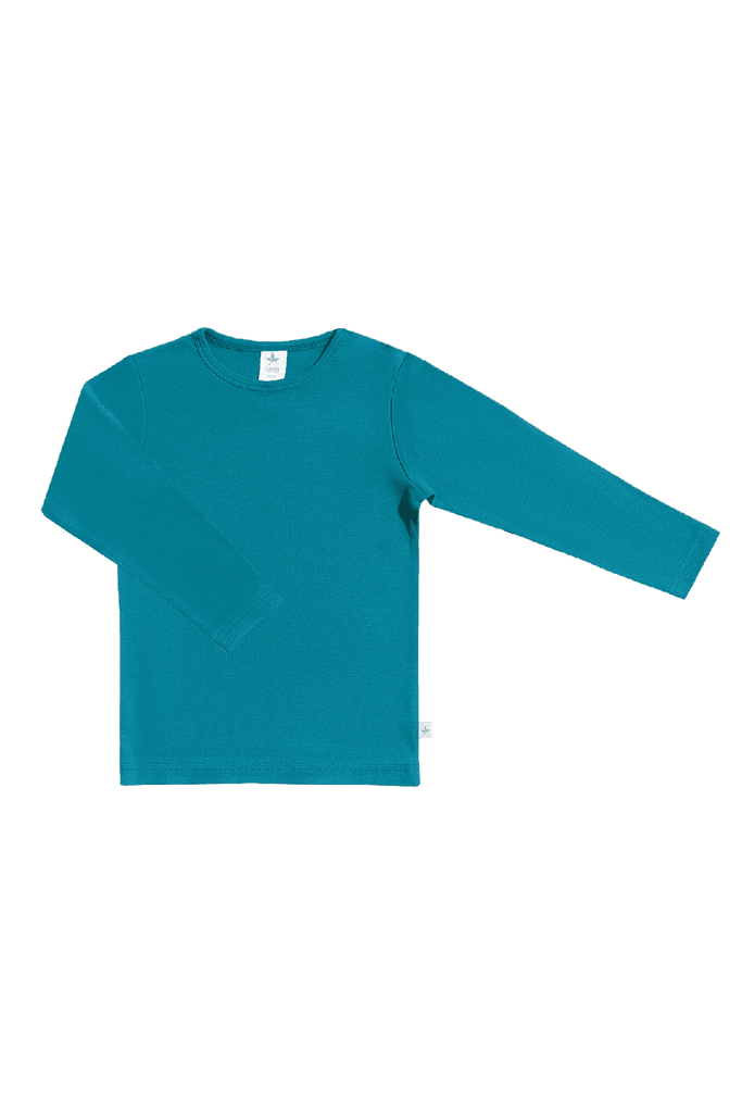 2065 | Kinder Basic Langarmshirt - Ozeanblau