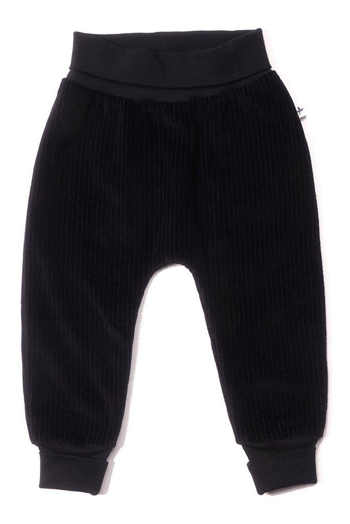 2072 SW | Baby Cords with extra long waistband - Black