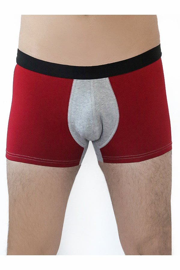 2121-15 | Trunk shorts Red-Grey