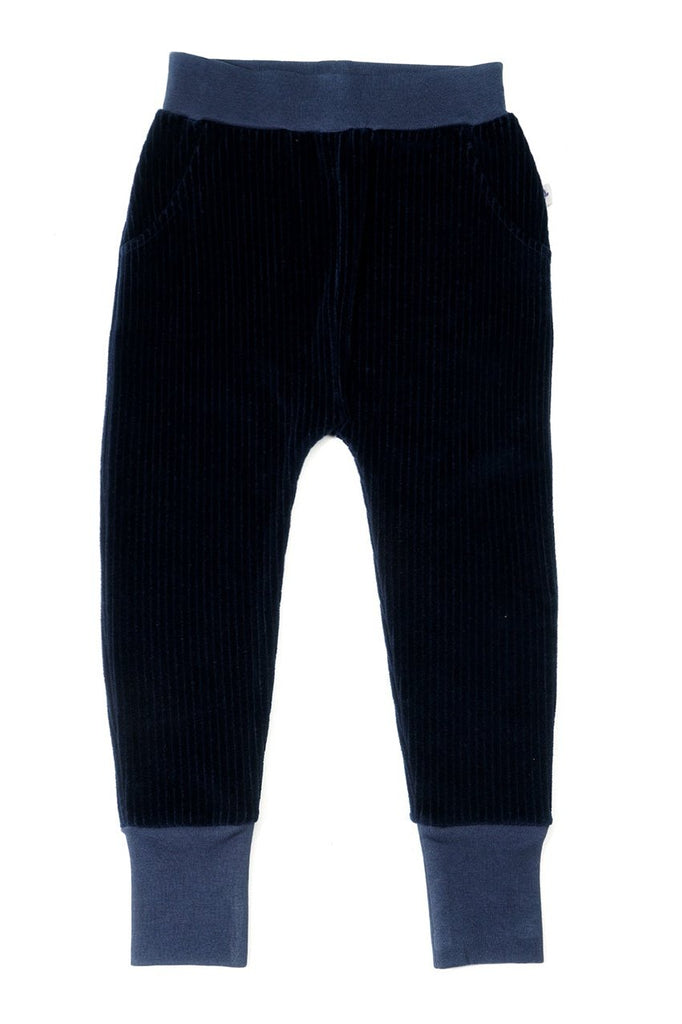 2172 AB | Kids Cords with narrow waistband - Night blue