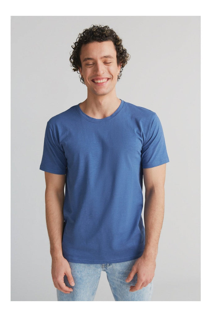 2224-054 | Flammé T-Shirt, Gentian Blue