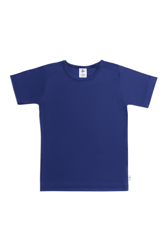 2245 | Kinder Basic Kurzarmshirt - Dunkelblau
