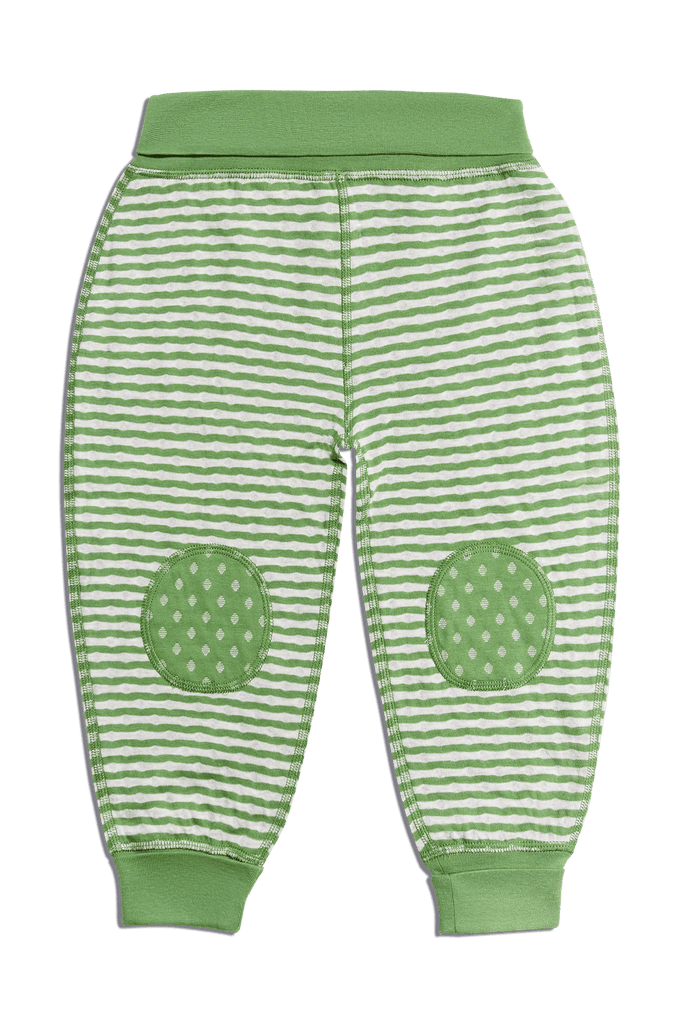 2299 | Baby Reversible Pant - Forest Green-Beige-Melange