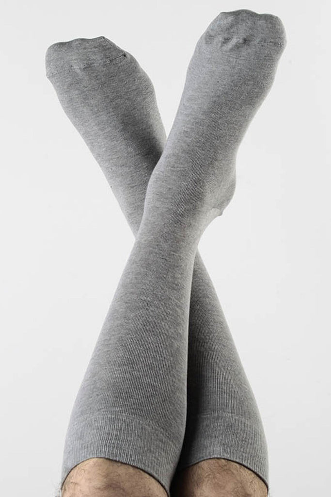 2304 | Stockings - Grey-Melange