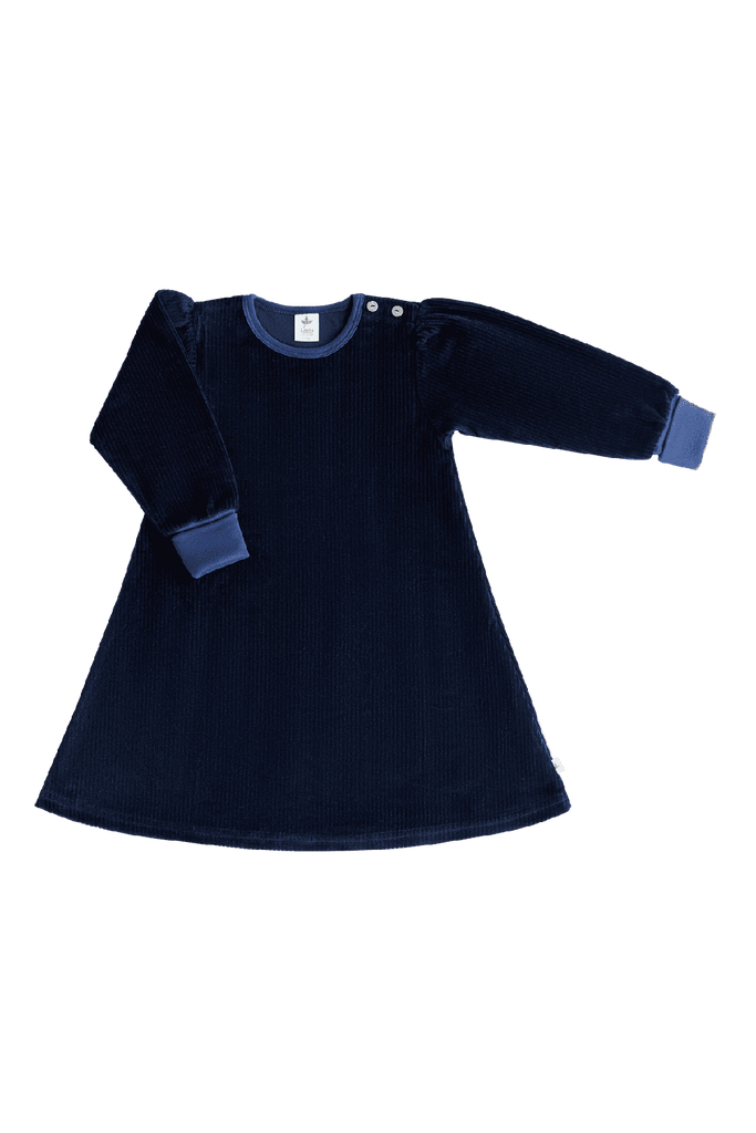 2624 AB | Kids Cord Dress - Night blue