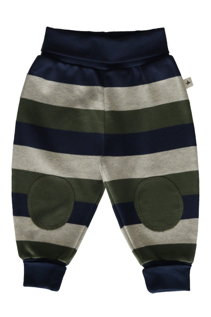 2831 | Kids Jerseypant - Green/Navy/Grey