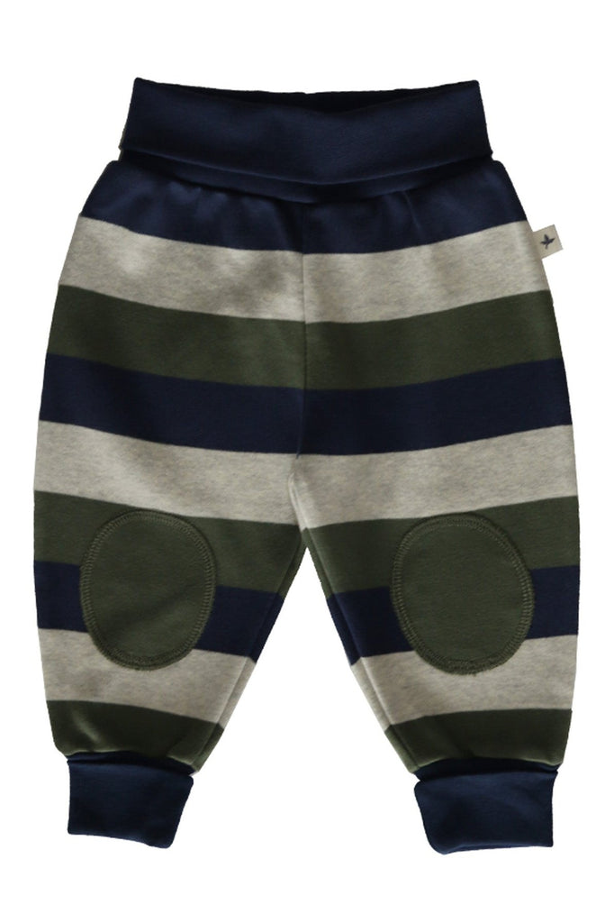 2831 | Baby Jerseypant - Green/Navy/Grey