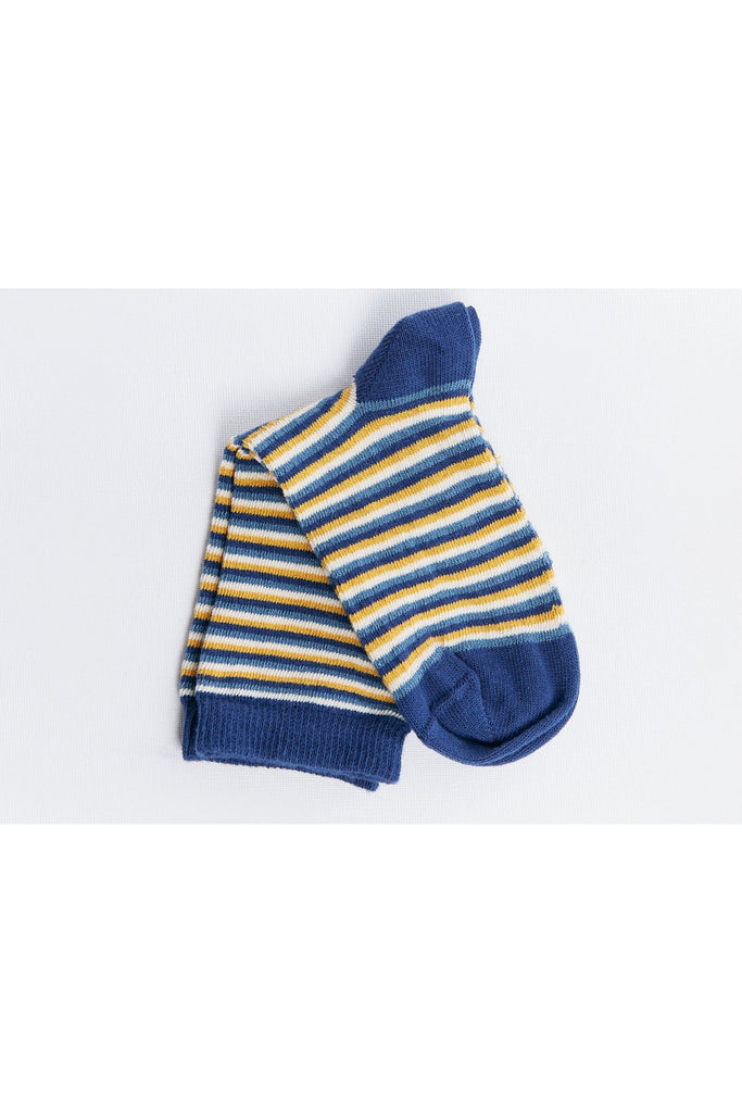 3315 | Baby Socks(6er Pack) - Indigo/Sand/Danuvian Blue/Mustard Yellow