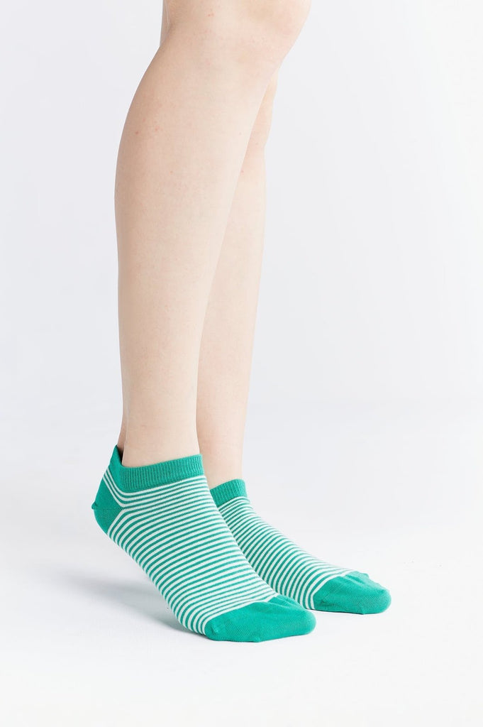9320 | Unisex Trainer Socks(6er Pack) - Green/Natural