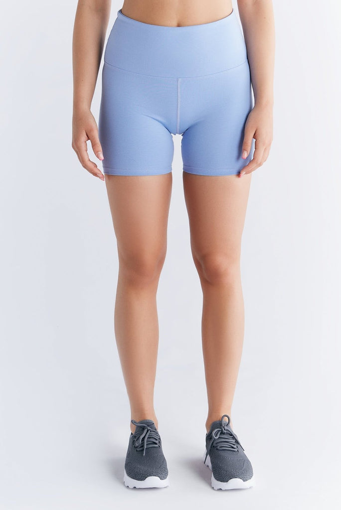 T1332-29 | Women's Fit Mini Shorts - Grapemist