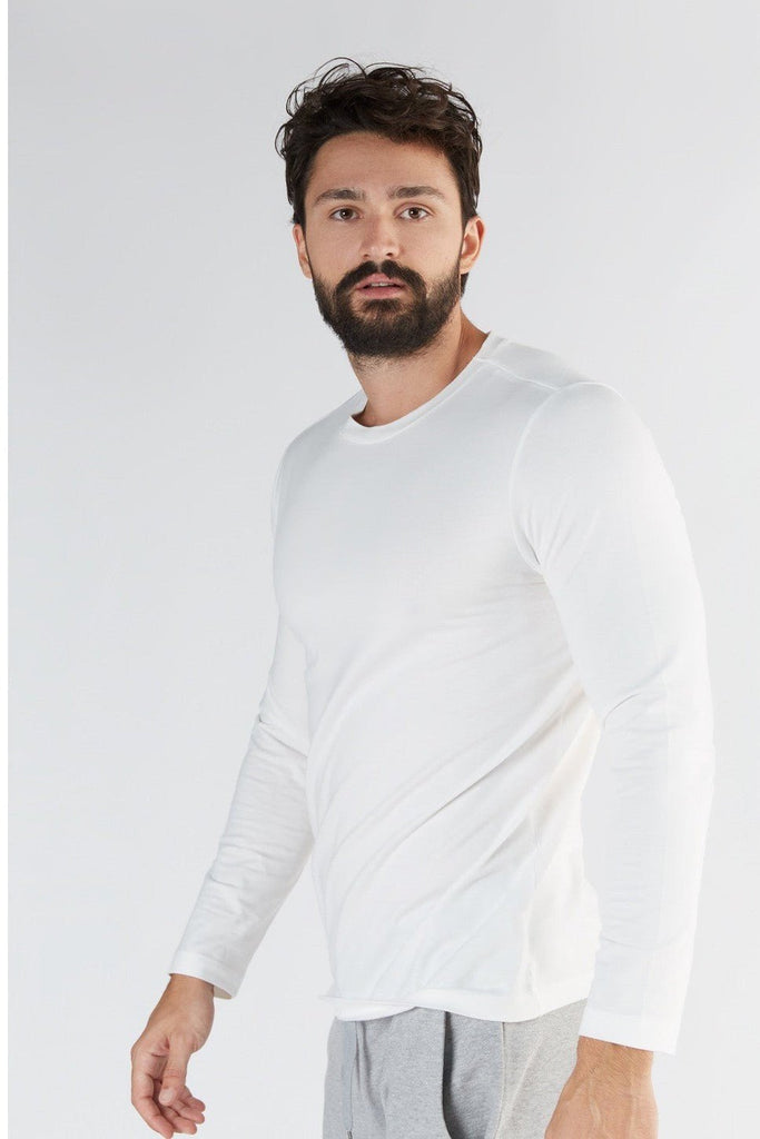 T2110-02 | TENCEL™ Active Men Long Sleeve - White