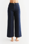 WE1009-231 | Women Wide Leg Jeans - Lapis Blue